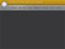 Tablet Screenshot of charlottenlund-udlejning.dk